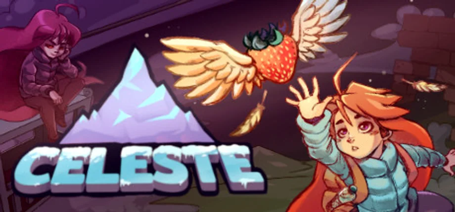 Celeste official Steam store header artwork