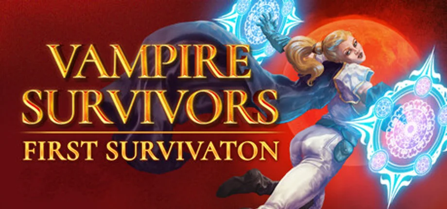 Vampire Survivors official Steam store header artwork