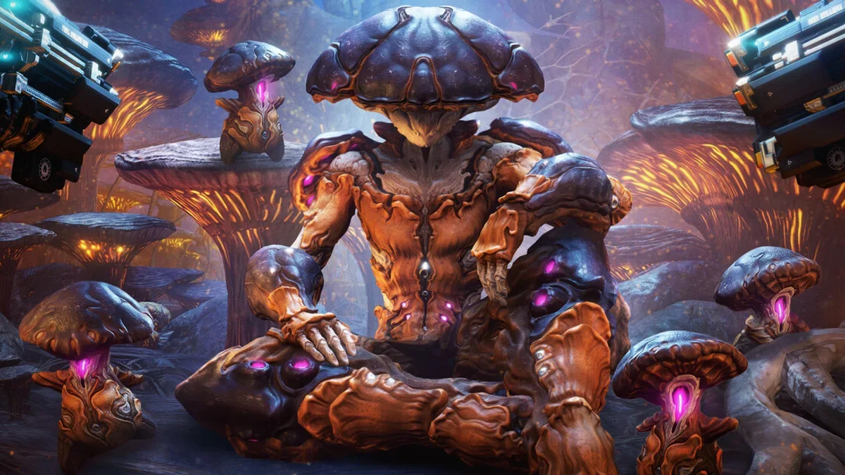 Official Warframe Steam store artwork