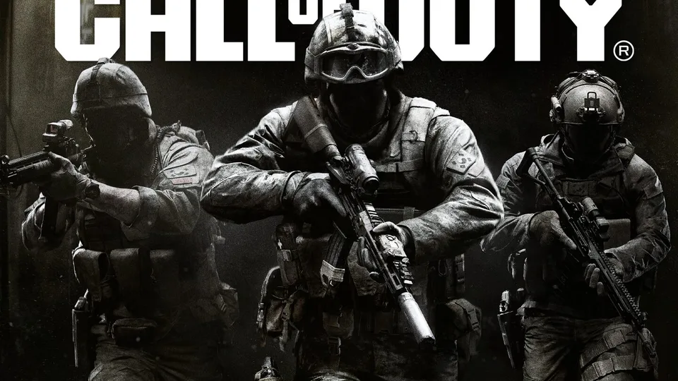 Soldiers advancing through a combat zone in Call of Duty: Modern Warfare II.